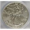 Image 2 : 2005 AMERICAN SILVER EAGLE, PCGS MS-70 RARE LISTS IN PCGS PRICE GUIDE AT $700.00