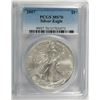 Image 1 : 2007 AMERICAN SILVER EAGLE, PCGS MS-70 PERFECT!