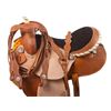 Image 1 : NEW!!! New Tooled Barrel Racing Western Horse Saddle Tack 16 [8103]