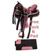 new!!!! Hot Pink Western Barrel Trail Horse Saddle 16 17 [8205]