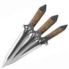Image 1 : NEW!!!! Kit Rae HellHawk Thrower Set, Black w/Sheath 098289015303