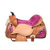 _NEW!_ Pink Zebra Barrel Racing Western Horse Saddle 15 16 [6073NT] FREE SHIPPING!