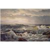 Image 1 : (ART) "A Surf On The Rocks" - William Trost Richards (WA2983RCH-20) (11-F78BG)
