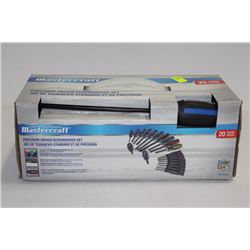 NEW MASTERCRAFT 20 PIECE PRECISION DRIVER SET