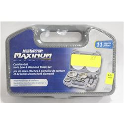 MASTERCRAFT MAXIMUM HOLE SAW & DIAMOND BLADE SET