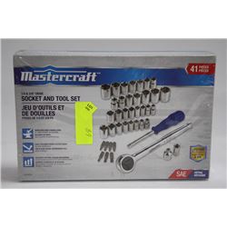 MASTERCRAFT 41 PIECE SOCKET AND TOOL SET