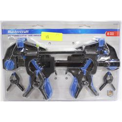 Mastercraft Spring Clamp MASTERCRAFT 4 PIECE BAR AND SPRING CLAMP SET