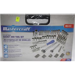 MASTERCRAFT 1/4 AND 3/8 DRIVE SOCKET AND TOOL SET