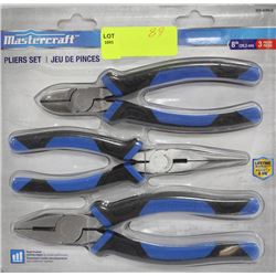 MASTERCRAFT 3 PCS PLIER SET
