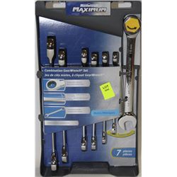 MASTERCRAFT 7 PIECE COMBINATION WRENCH SET