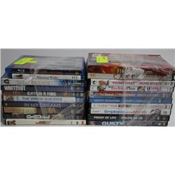 2 BUNDLES OF 10  DVDS