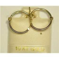 14K GOLD DIAMOND (0.07CT) EARRINGS