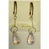 Image 1 : 10K GOLD AMETHYST EARRINGS
