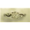 Image 3 : 14K WHITE GOLD DIAMOND (0.8CT) & 18 SIDE DIAMONDS