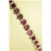 Image 2 : STERLING SILVER RUBY (5.0CT) BRACELET