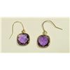 Image 1 : 14K GOLD AMETHYST EARRINGS