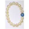 Image 2 : NATURAL PEARL & CUBIC CRYSTAL BRACELET