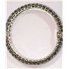 Image 2 : STERLING SILVER SAPPHIRE (41.0CT) BANGLE