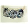 Image 1 : 14K WHITE GOLD TANZANITE (4.4CT) RING