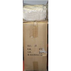 CASE WITH 240 PAIRS OF NEW WORKGLOVES