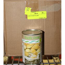 CASE OF BABY CLAMS