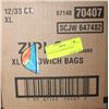 Image 1 : CASE OF XL SANDWICH BAGS