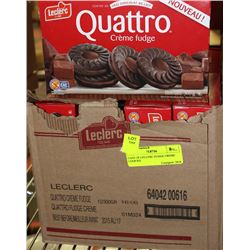 CASE OF LECLERC FUDGE CREME COOKIES