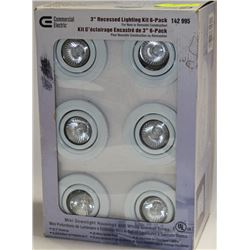 NEW COMMERICAIL ELECTRIC 6 POT LIGHT SET