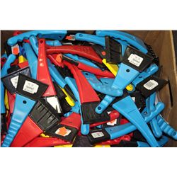 BOX OF NEW ICE SCRAPERS