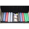 Image 1 : POKER CHIP SET IN METAL CASE