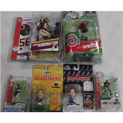 BOX OF SPORTS ACTION FIGURES