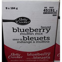 CASE OF BETTY CROCKER BLUEBERRY MUFFIN MIX