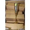 Image 1 : BOX OF METAL WINE GLASSES