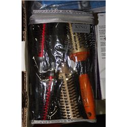 BAG OF BRAND NEW HAIR BRUSHES