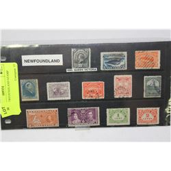 EARLY NEWFOUNDLAND STAMP ISSUES