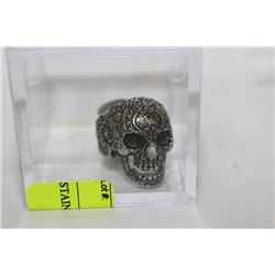 STAINLESS STEEL SKULL RING