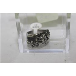 STAINLESS STEEL SKULL RING