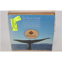 CANADIAN MINT 'BLUE WHALE' COIN & STAMP COLLECTION