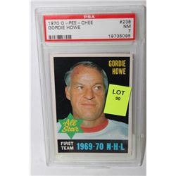 1970 O-PEE-CHEE GORDIE HOWE ALL STAR