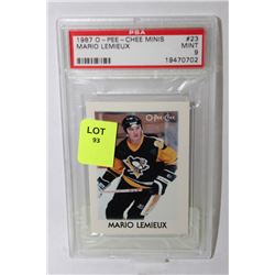 1987 O-PEE-CHEE MINIS MARIO LEMIEUX