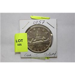 1957 CANADIAN SILVER DOLLAR