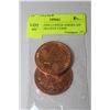 Image 1 : TWO 1 OZ FINE COPPER AMERICAN COMMEMORATIVE COINS