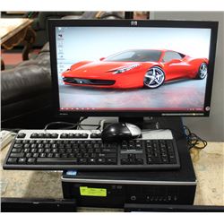 HP COMPAQ DESKTOP W/ iNTEL CORE i3/ WIN 8.1 PRO
