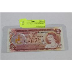 1974 TWO DOLLAR NOTE NEAR MINT