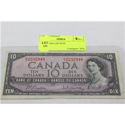 1954 10 DOLLAR NOTE