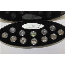 2000 MILLENIUM SILVER PROOF 12 QUARTER SET