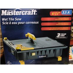 MASTERCRAFT 4.5" 3.5 AMP WET TILE SAW