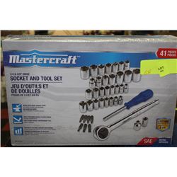 MASTERCRAFT 41 PC SOCKET AND TOOL SET