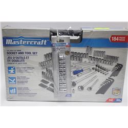 MASTERCRAFT 184 PC SOCKET AND TOOL SET