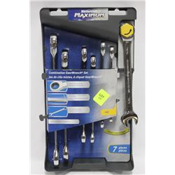 MASTERCRAFT MAXIMUM COMBINATION GEAR WRENCH SET